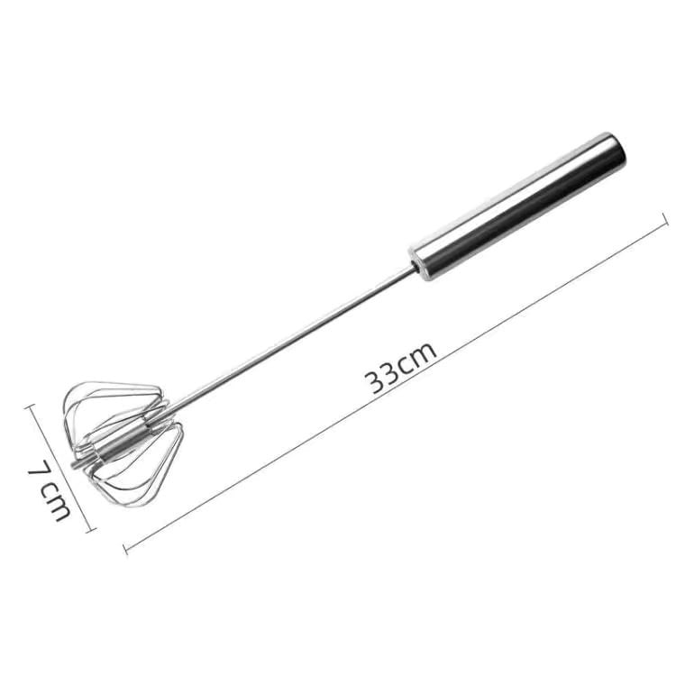 🥚 2-Pack Hand-Push Rotary Whisk – Press, Spin & Mix with Ease