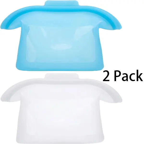 ✨ Kitchen Must-Have:🥑 Silicone Food Storage Bags - Keep Food Fresh Longer, Leak-Proof & Reusable
