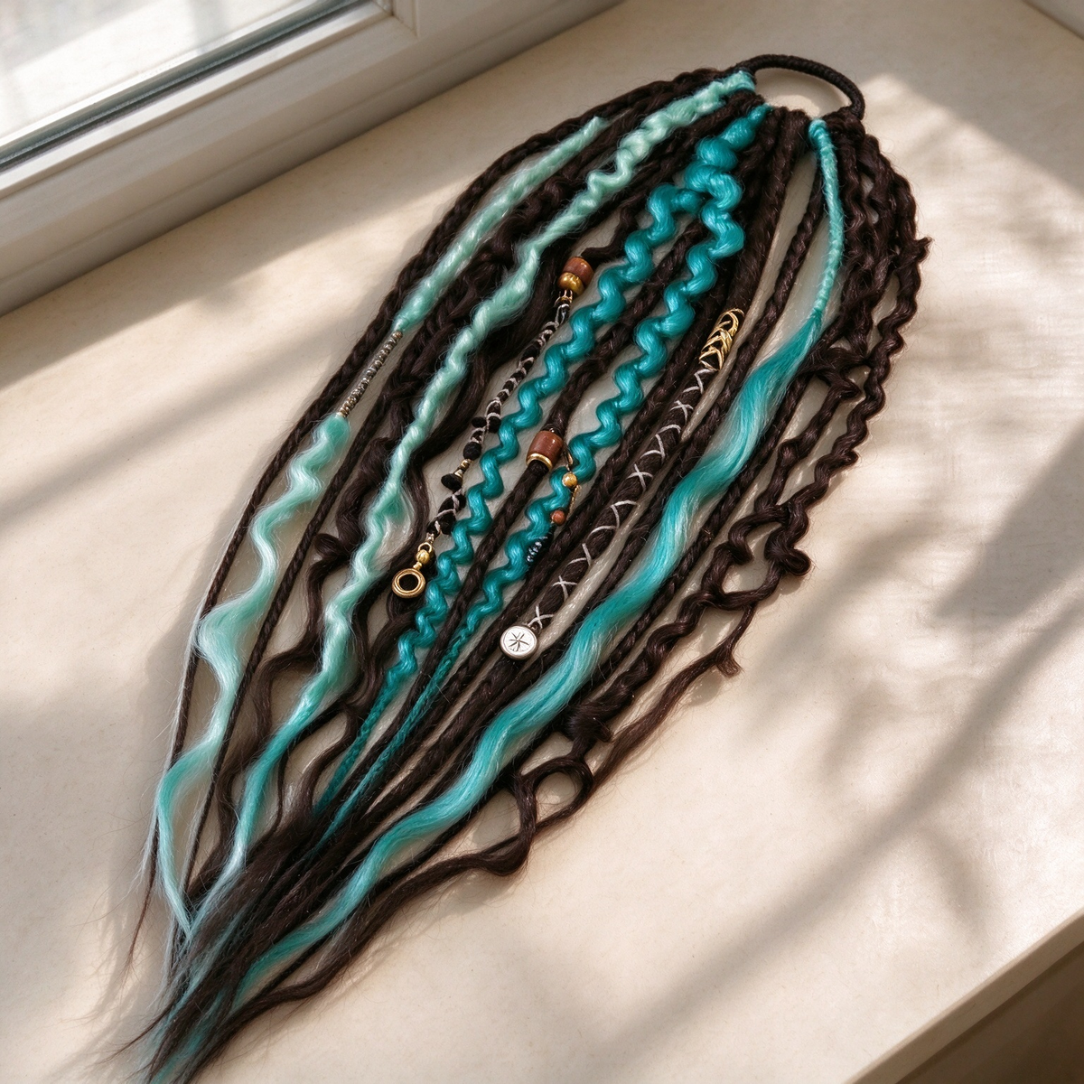 🎉Elastic Dread Ponytail - 🔥Boho-style