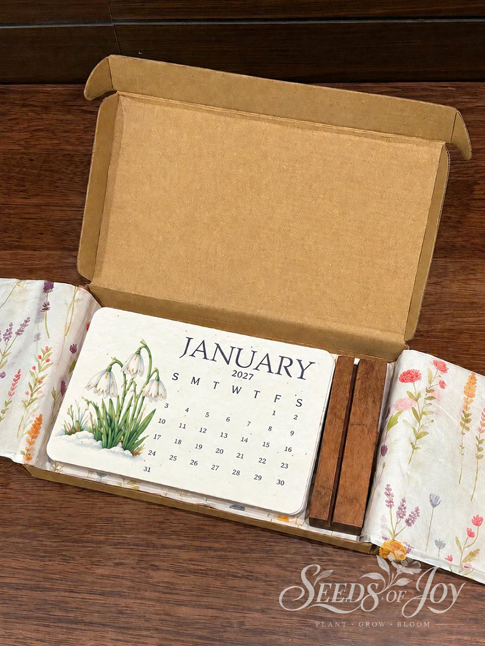 ✨🌱Early Holiday Sale 80% OFF🌱Eco-Friendly Plantable “Timeless” Seed Calendar 2027✨🌱