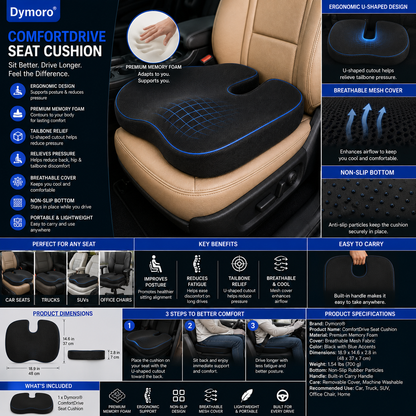 Dymoro® ComfortDrive Seat Cushion