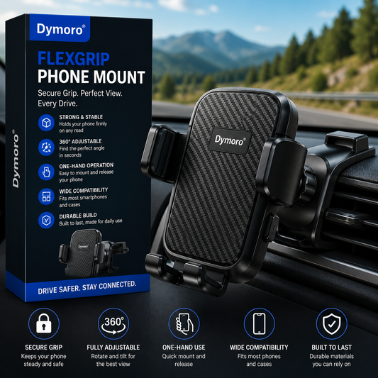 Dymoro® FlexGrip Phone Mount