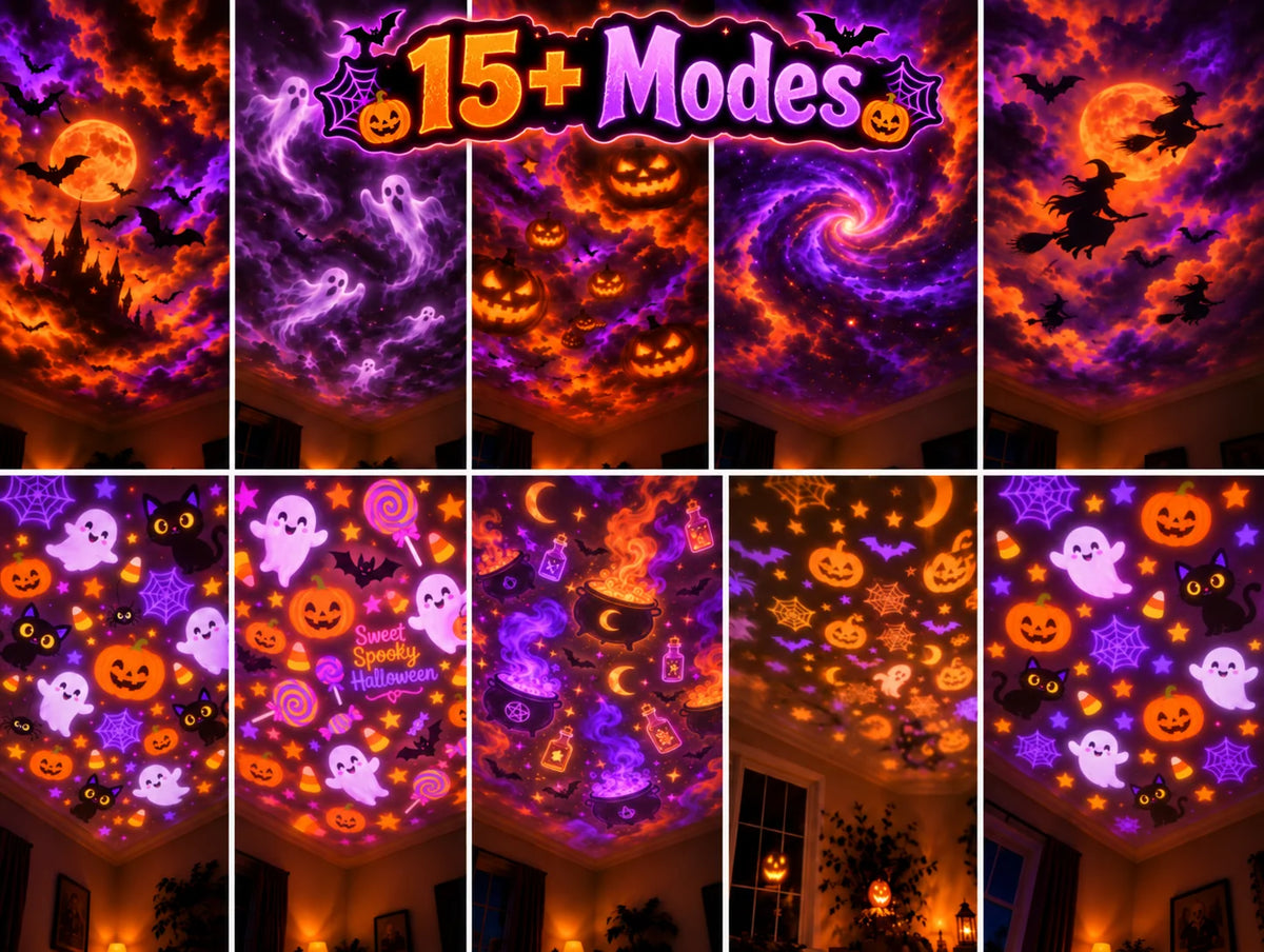 USB Projector Wreath – Halloween & Christmas Light Decoration