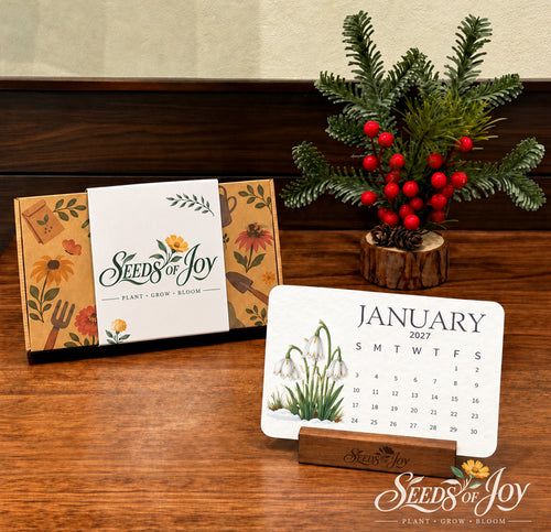 ✨🌱Early Holiday Sale 80% OFF🌱Eco-Friendly Plantable “Timeless” Seed Calendar 2027✨🌱