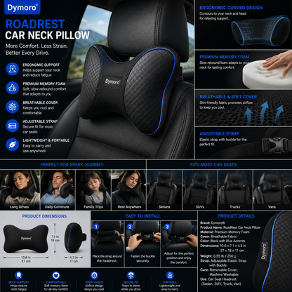 Dymoro® RoadRest Car Neck Pillow