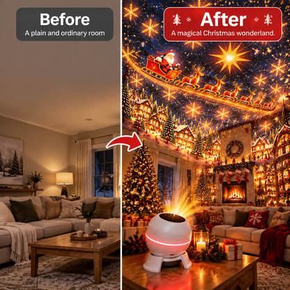 Official Store | 🎅🎄 SCNDR® Smart Holographic Projector (HD Smart Dynamic 5D)