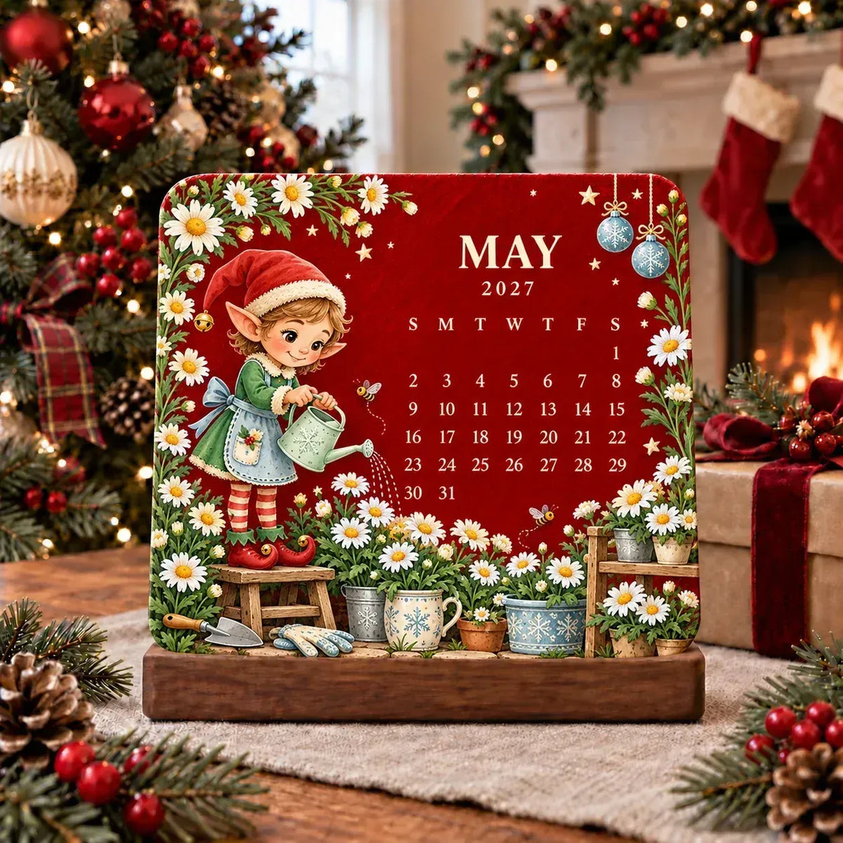 🎄🌱 Christmas Special Edition - Eco-Friendly Plantable “Timeless” Seed Calendar 2027🌸🌿